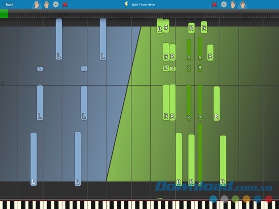 Synthesia cho iOS thiết kế hình ảnh khá đẹp mắt
