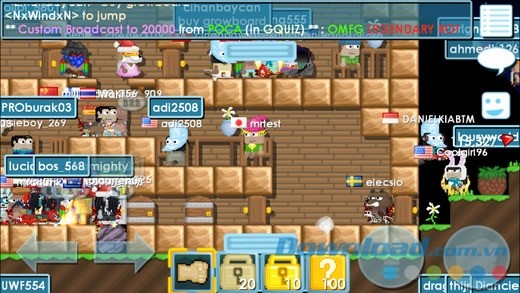 Game thế giới mở miễn phí Growtopia cho iOS 
