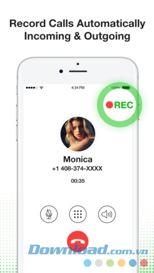 Automatic Call Recorder Phone Call cho iOS thu âm tự động