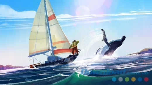 Vi vu trên biển khơi cùng Old Man's Journey cho iOS