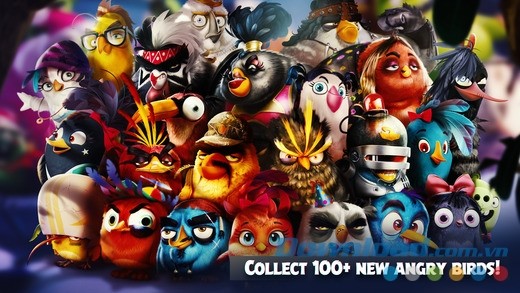 Angry Birds Evolution cho iOS có hơn 100 loài chim mới Angry Birds Evolution cho iOS có hơn 100 loài chim mới