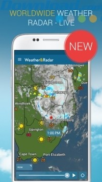 Xem thời tiết hiện tại ở bất cứ đâu trên thế giới