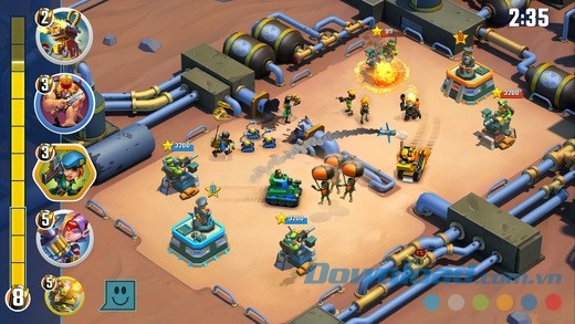 Blitz Brigade: Rival Tactics cho iOS đòi hỏi người chơi phải có sách lược khôn ngoan mới mong giành thế thượng phong trên mặt trận