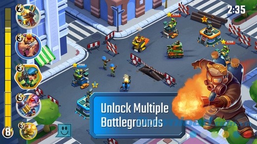 Blitz Brigade: Rival Tactics cho iOS thử thách người chơi trên nhiều mặt trận phức tạp