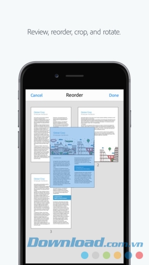 Adobe Scan cho iOS chỉnh sửa tài liệu theo ý muốn