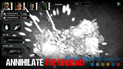 Zombie Gunship Survival cho iOS giao nhiệm vụ giải cứu loài người khỏi họa diệt vong trước lũ xác sống gớm ghiếc