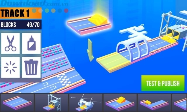 Tùy biến các cung đường và tạo cuộc đua của riêng bạn