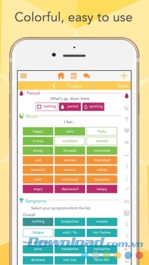 Ovia Fertility cho iOS rất dễ sử dụng Ovia Fertility cho iOS rất dễ sử dụng