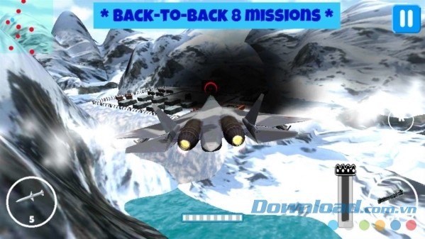 Valley Assault cho Windows Phone thách thức người chơi qua nhiều môi trường khác nhau