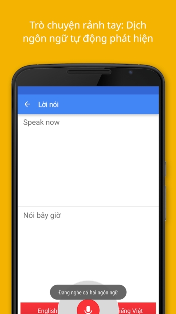 Google Translate cho Android hỗ trợ dịch lời thoại
