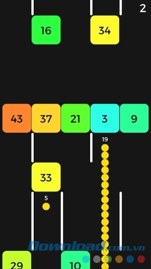 Balls VS Blocks cho Android có cách chơi đơn giản