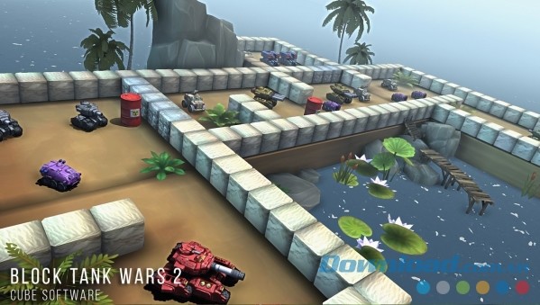 Block Tank Wars 2 Premium cho Android sở hữu đồ họa 3D tuyệt đẹp
