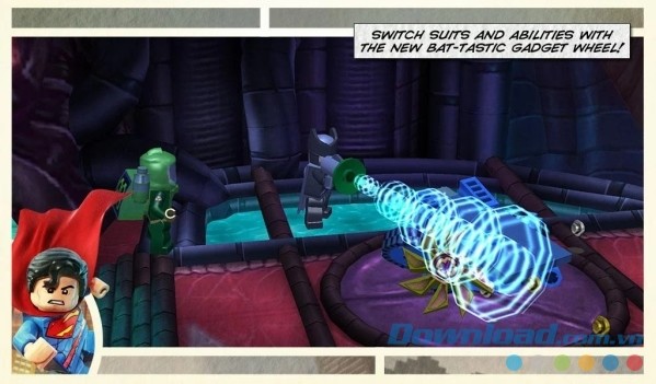 Mở khóa nhiều bộ áo giáp huyền thoại trong LEGO Batman: Beyond Gotham cho Android