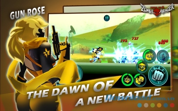 Zombie Avengers-Stickman War Z cho Android thách thức người chơi trên nhiều mặt trận