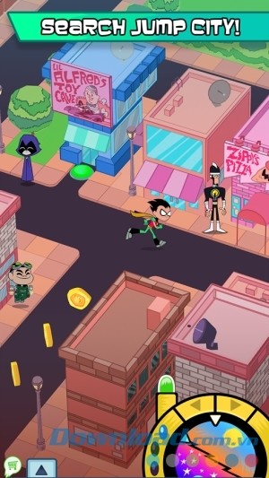 Khám phá thành phố trong Teeny Titans - Teen Titans Go! cho Android 