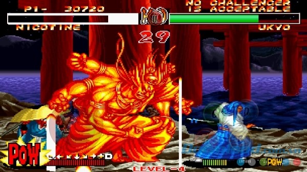 Samurai Shodown II cho Android thử thách kỹ năng kiếm khách của người chơi qua nhiều màn đấu boss gay cấn