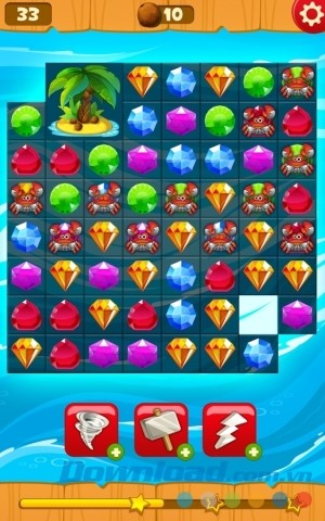 Giao diện Pirate Treasures cho Android