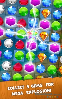 Pirate Treasures cho Android xếp 3 hình giống lại với nhau