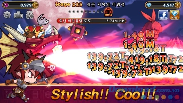 Thiết kế đồ họa Armpit Hero: VIP cho Android theo phong cách chibi ngộ nghĩnh