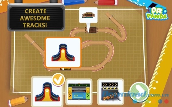 Game đua xe gay cấn Dr. Panda Racers cho Android
