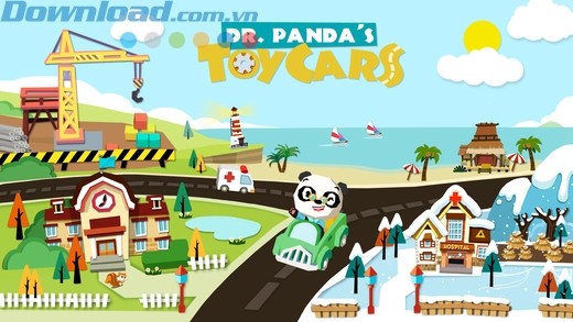 Game mô phỏng lái xe trong thành phố dành cho bé