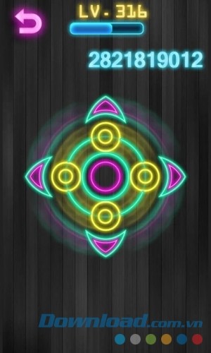 Fidget Spinner for Android có nhiều màn chơi hấp dẫn