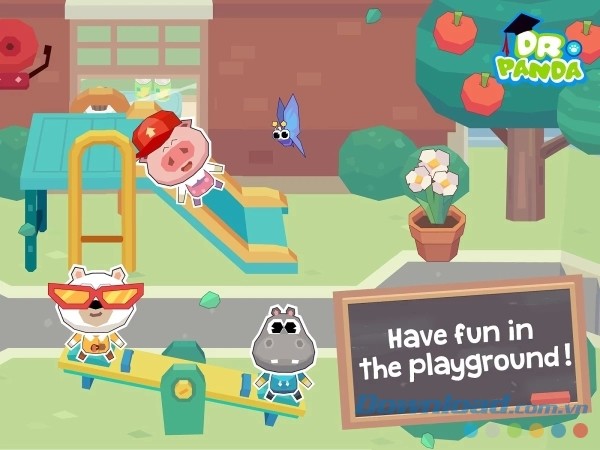 Vui chơi thỏa thích cùng những người bạn động vật đáng yêu tại Dr. Panda School cho Android