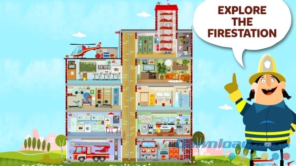 Little Fire Station cho Android đưa người chơi đi tham quan trạm cứu hỏa