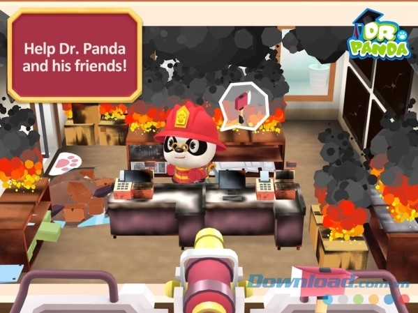 Game lính cứu hỏa Dr. Panda Firefighters cho Android 