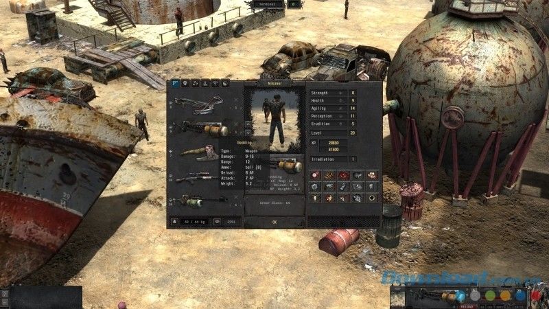 Trang thiết bị hữu ích của nhân vật trong game nhập vai Krai Mira: Extended Cut cho máy tính