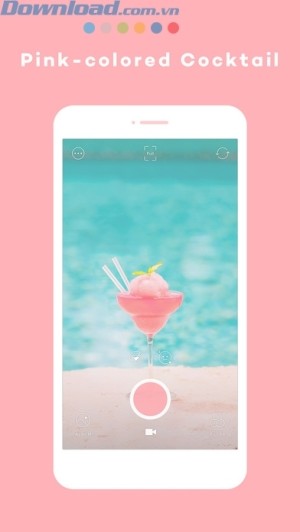 Tạo sắc hồng cocktail lên mỗi bức ảnh