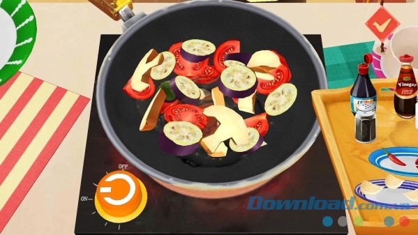 Dr. Panda Restaurant Asia cho Android giới thiệu tới bé cách thực hiện một vài món ăn Châu Á nổi bật ở các nhà hàng