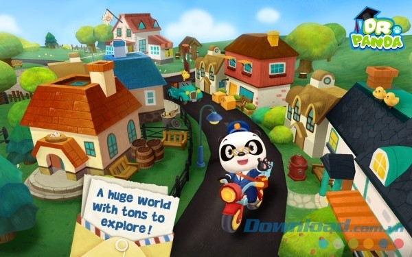 Thế giới Dr. Panda Mailman cho Android vô cùng rộng lớn