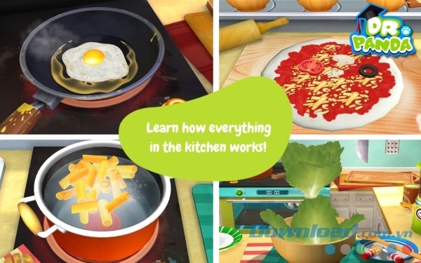Dr. Panda Restaurant 2 cho Android - Game nấu ăn hấp dẫn dành cho bé