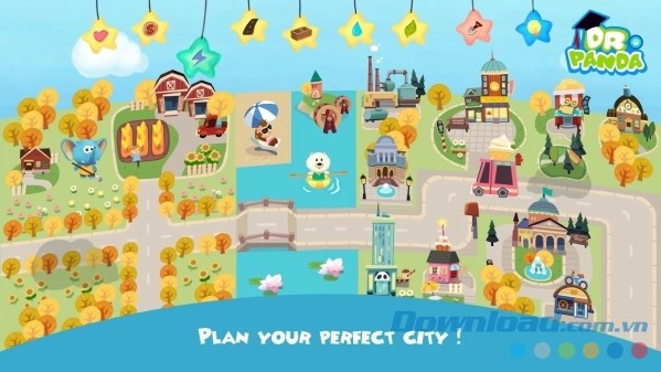 Hoopa City cho Android hiện thực hóa ước mơ xây dựng thành phố đáng sống nhất của bạn
