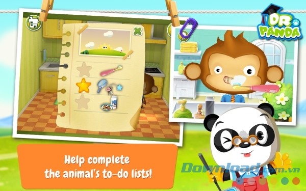 Dr. Panda Home cho Android dạy bé cách làm việc vặt trong nhà