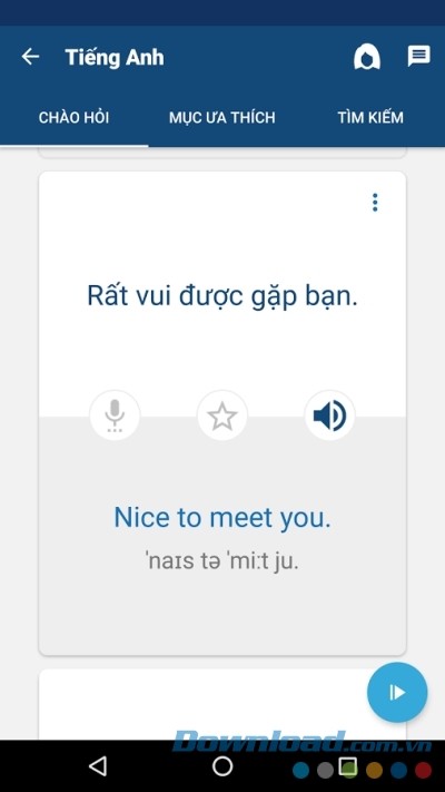 Luyện tập câu chào hỏi trên Học tiếng Anh
