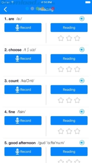 Học đọc tiếng Anh và đối chiếu giọng mình xem có đúng hay không
