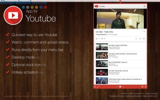 Truy cập YouTube trực tiếp mà không cần mở trình duyệt