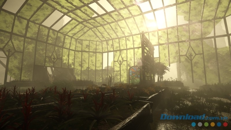 Giao diện chính của game phiêu lưu Aporia: Beyond The Valley cho máy tính