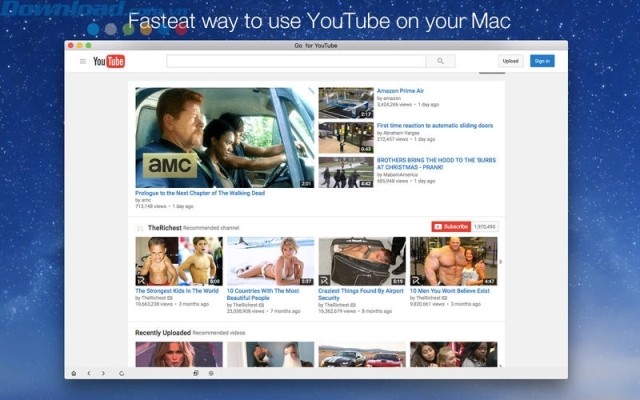 Cách sử dụng YouTube nhanh nhất trên Mac