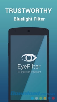 EyeFilter Pro cho Android lọc ánh sáng xanh