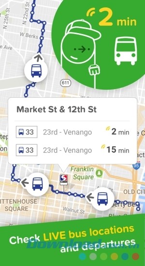 Citymapper cho Android kiểm tra bản đồ tại thời gian thực 
