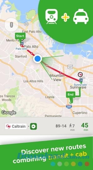 Khám phá nhiều tuyến đường mới cùng Citymapper cho Android