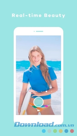 Pictail - BlueHawaii cho Android làm đẹp ảnh tại thời gian thực