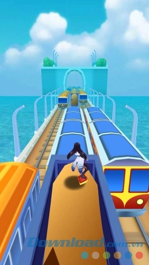Subway Princess - Endless Run cho Android thử thách người chơi qua nhiều môi trường khác nhau