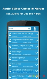 ứng dụng hợp nhất nhạc Audio Editor Cutter & Merger cho Android 