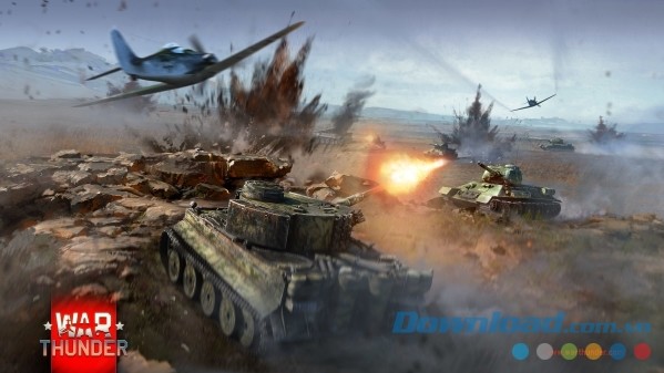 Game chiến thuật quân sự đặc sắc War Thunder cho Mac