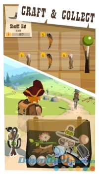 The Trail cho Android để người chơi chế tạo và sưu tầm đồ vật