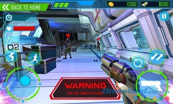 Game bắn súng cực hay Robots War Fighting 2017 cho Android